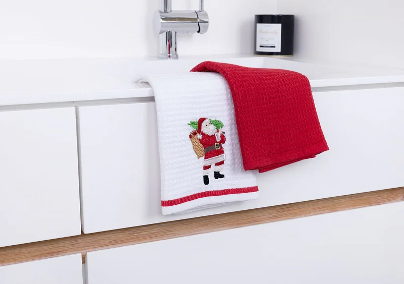 Kuchyňské utěrky Santa
