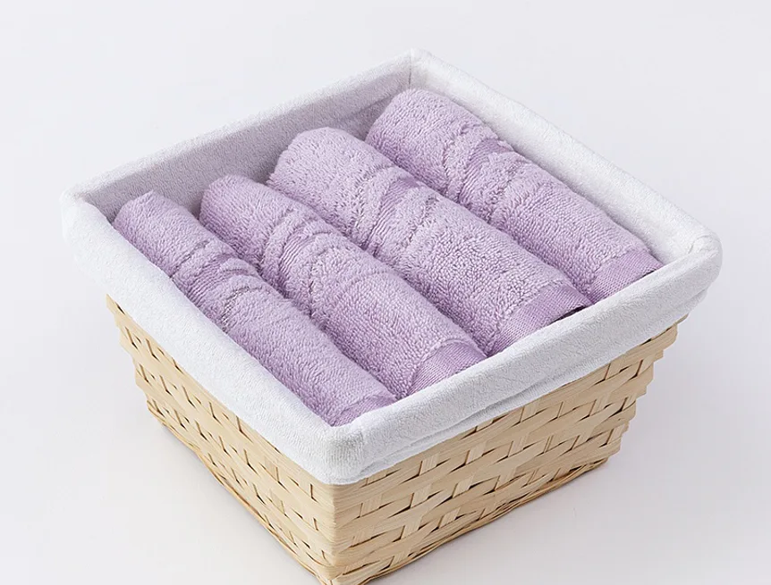 Košík ručníků Košík ručníků Lumina Violet 4 ks
