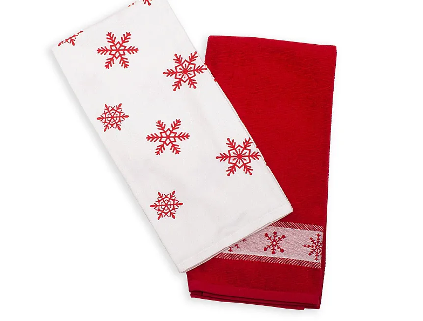 Kuchyňské utěrky Holy červená