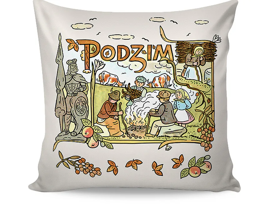 Povlak Lada Zeměklíč - Podzim