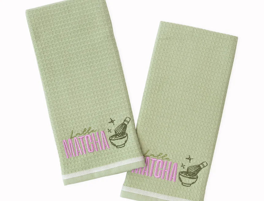 Kuchyňské utěrky Matcha