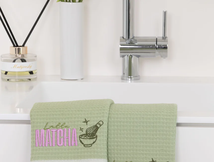 Kuchyňské utěrky Matcha