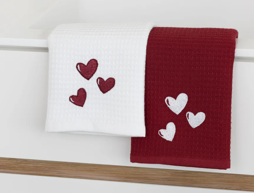 Kuchyňské utěrky Hearts