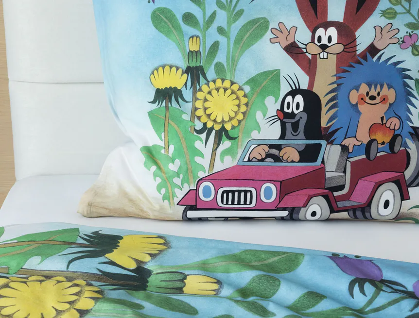 Bedding Little Mole in the Car