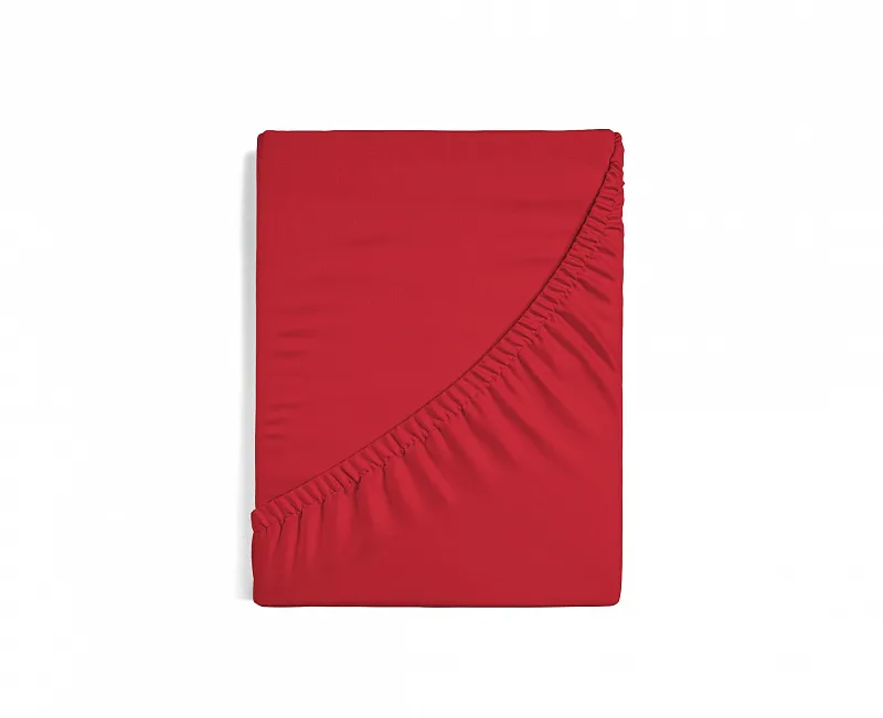 Prostěradlo Červené JERSEY STANDARD