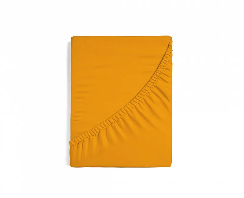 Prostěradlo Žluto-oranžové JERSEY STANDARD