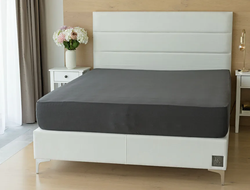 Prostěradlo Antracitové ELASTAN PREMIUM