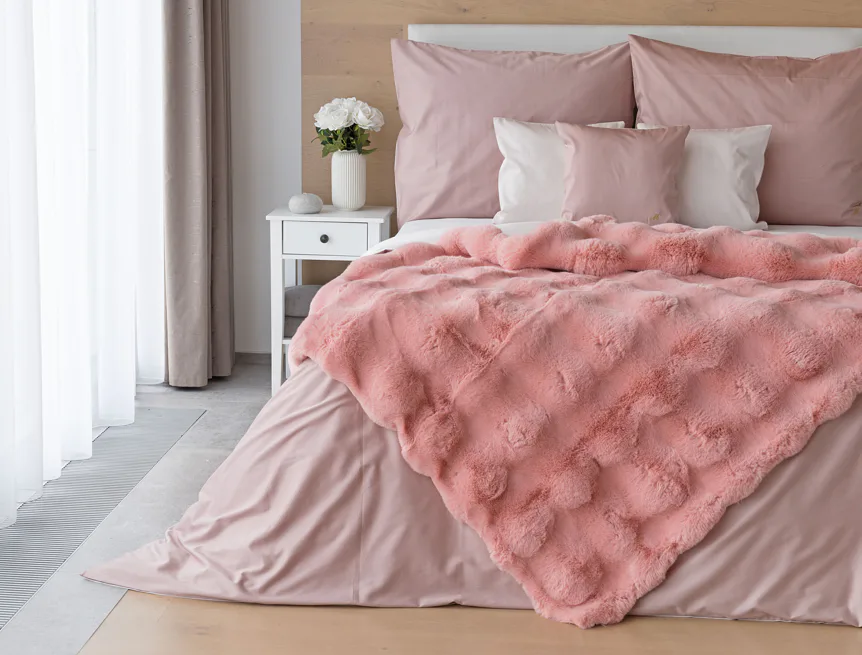 Povlečení Bavlněný satén PREMIUM - Rose